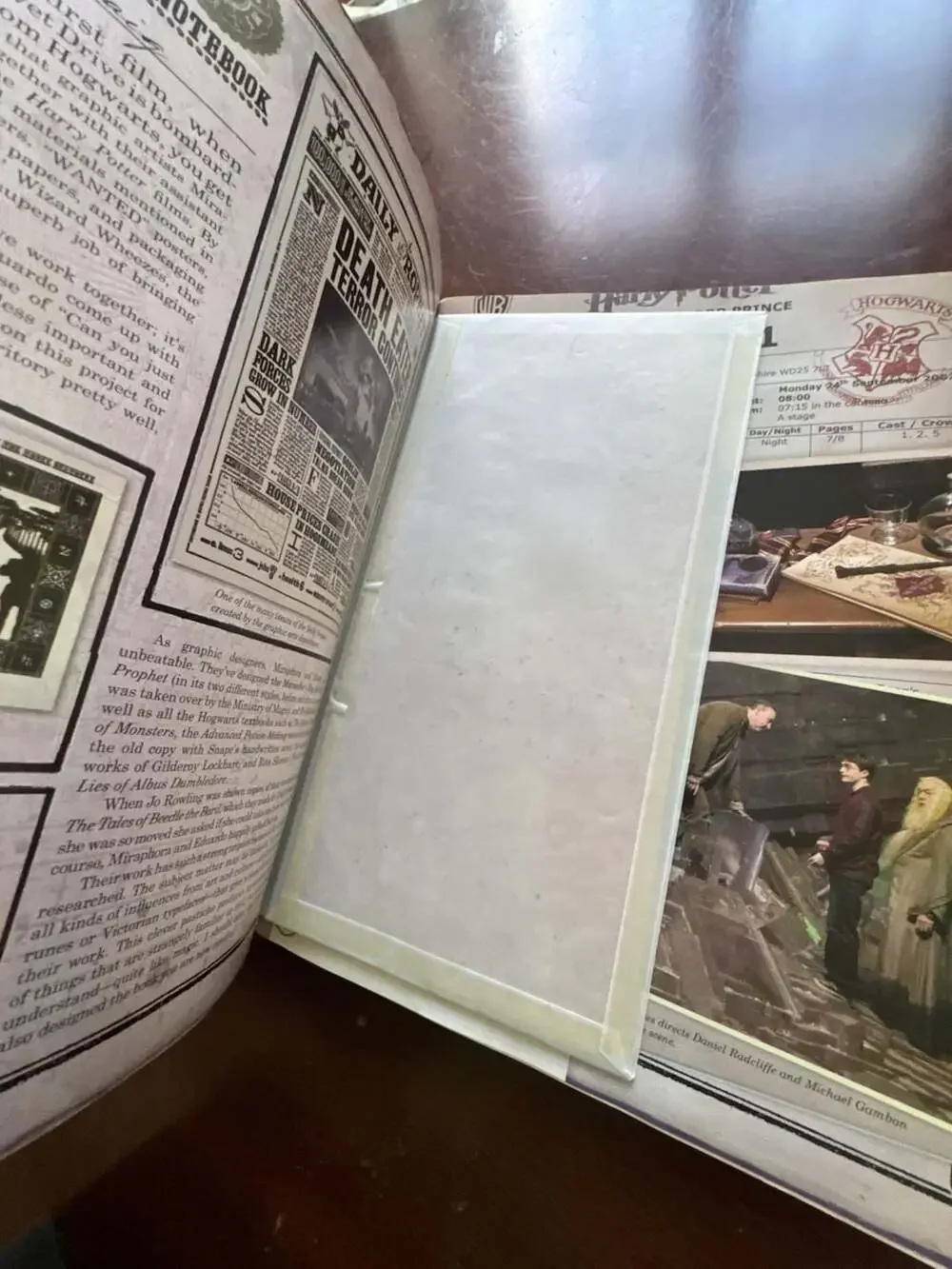 Harry Potter Film Wizardry Hardcover Book